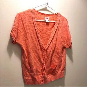 Mossimo Medium peach short sleeve sweater
